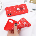 Red Christmas Phone Case for iPhone 8 Plus & 7 | Protective Cover