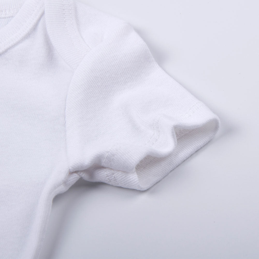 Cotton Baby Bodysuit with Triangle Print (Genuine)