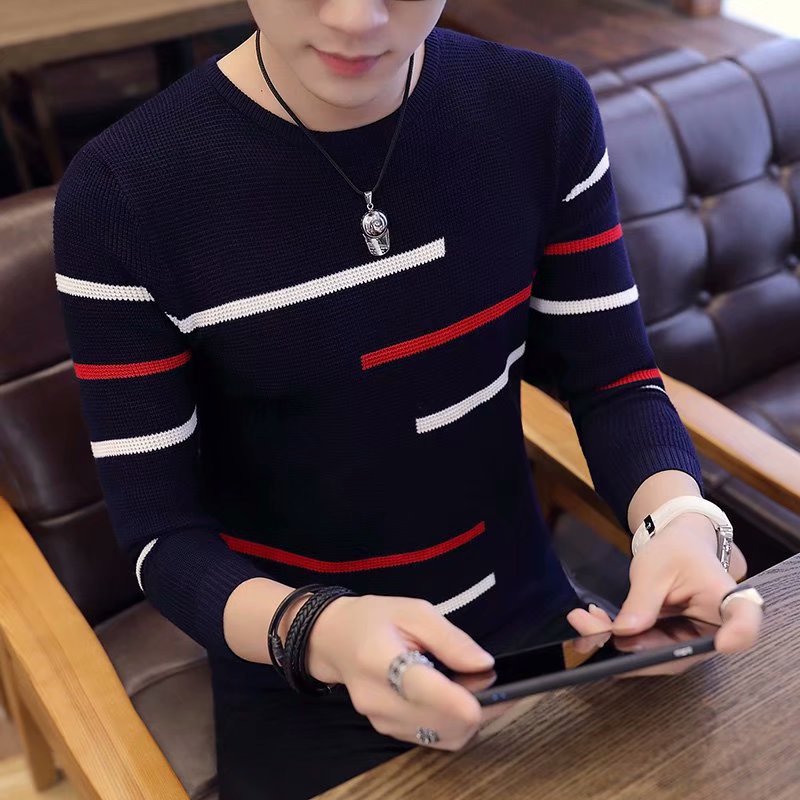 Korean Slim Fit Knit Sweater for Men