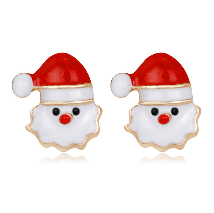 Christmas Tree and Reindeer Earrings Set