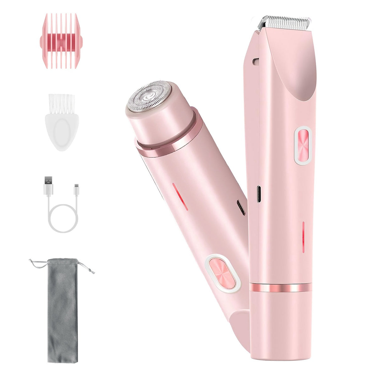 2-in-1 Cordless Bikini Trimmer for Women