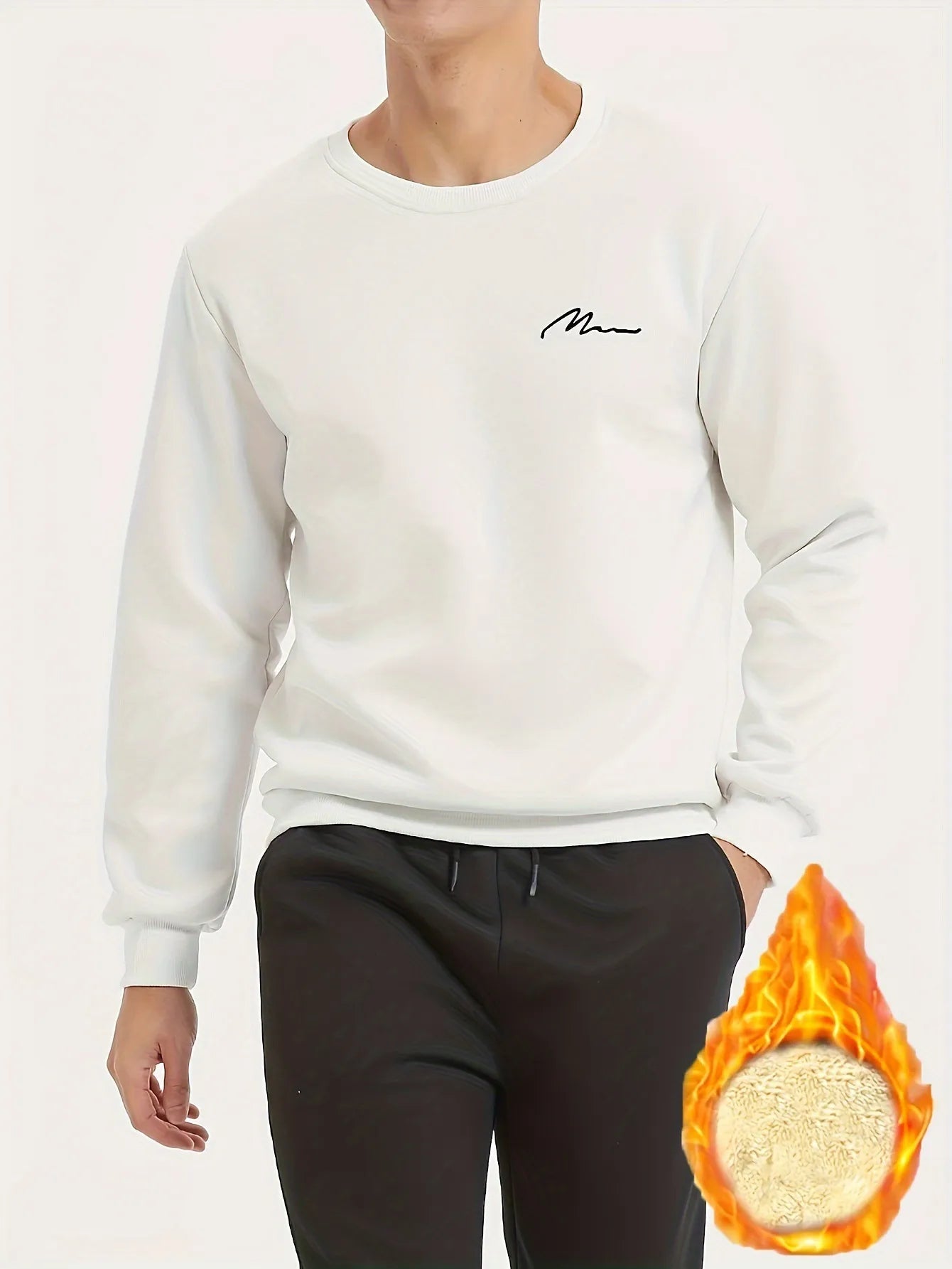 Wool Loose Round Neck Sweatshirt | Streetwear