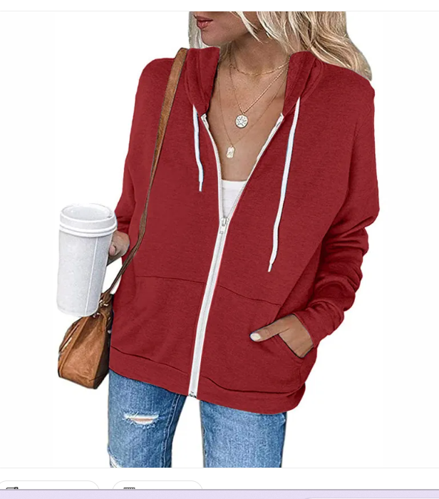 Pocket Drawstring Hooded Zipper Padded Cardigan