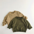 Children's Floral Round Neck Sweater