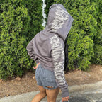 Letter Print Hoodie Sweatshirt | Streetwear