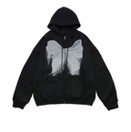 Loose Zipper Hoodie Jacket - Street Fashion Brand | Streetwear