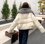 Short White Duck Down Jacket