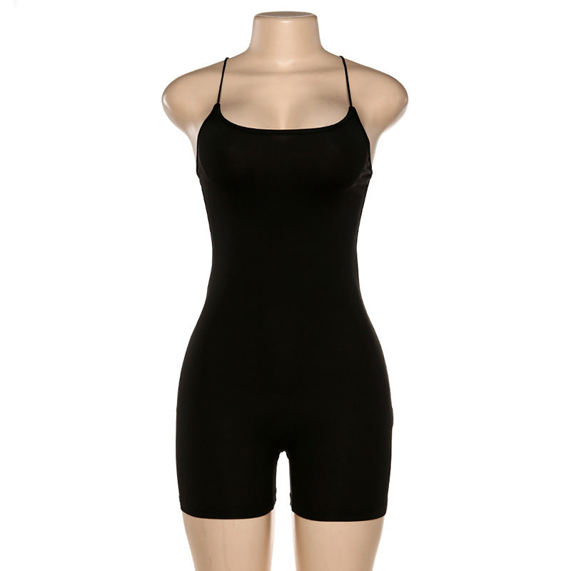 2019 Autumn Winter Women's Cross Strap Bodysuit