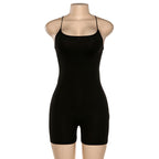 2019 Autumn Winter Women's Cross Strap Bodysuit