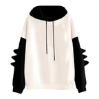 Dinosaur Cartoon Hoodie for Women - Winter Casual Wear | Streetwear