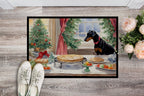 Doberman Pinscher Christmas Cookies Doormat