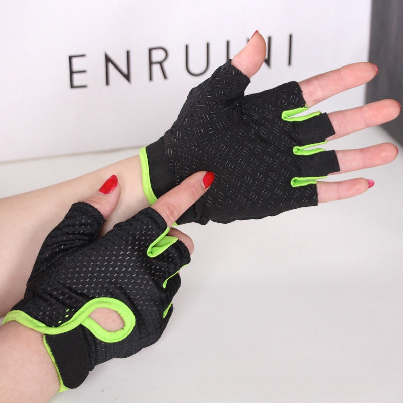 Cycling Fingerless Gloves for Men and Women - Breathable