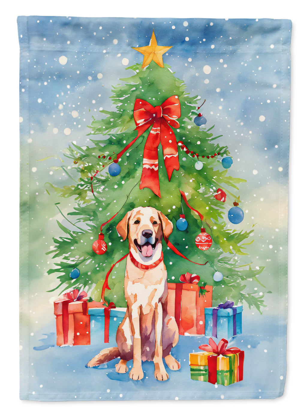 Chesapeake Bay Retriever Christmas House Flag