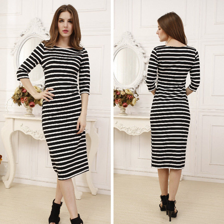 Sexy Midi Dress - Fashionable Trade Evening Gown