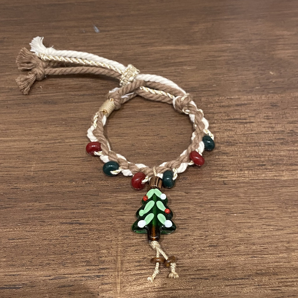 Gingerbread Man Christmas Bracelet - Unique Design