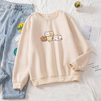 Printed Loose Casual Sweater for Men and Women