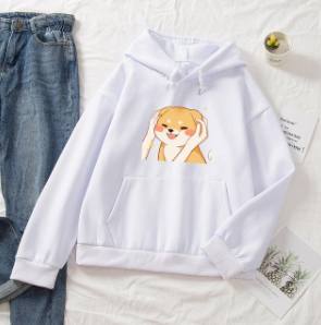 Solid Color Hooded Youth Casual Loose Hoodie | Streetwear