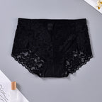 Lace Mid-Rise Sheer Mesh Thong for Comfort and Style