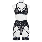 2023 Amazon New Heavy Metal Neckline Lingerie Set