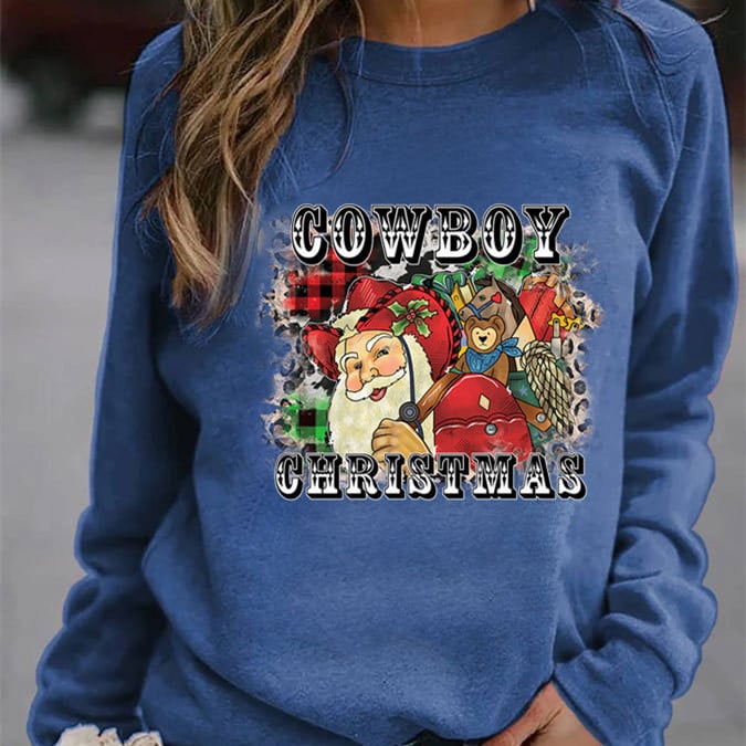 Pumpkin Print Thin Sweater for Women in Europe & America