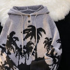 Coconut Loose Design Hooded Sweater