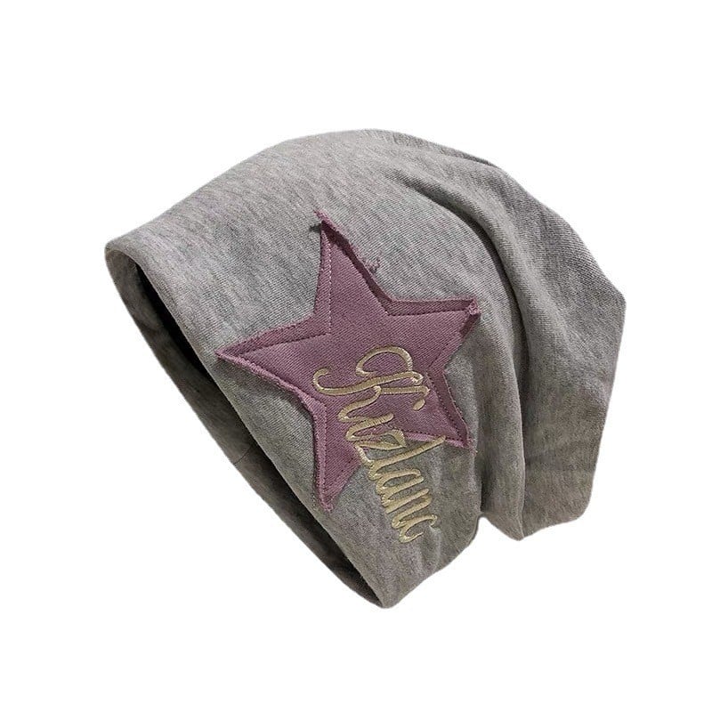 XINGX Embroidered Letter Patch Beanie Hat | Embroidered Cap