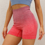 Gradient Seamless Breathable Women's Sweatproof Shorts
