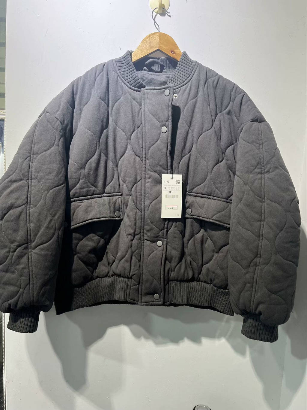 Women's Fashionable Casual All-match Loose Cotton-padded Jacket
