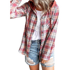 Hooded Button-Up Pullover