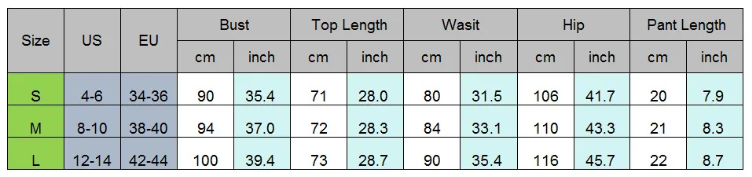 Women's Backless U-Neck Sleeveless Chiffon Top and Shorts Set, 2-Piece