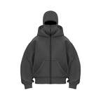 Fleece-Lined Double Hood Sweater