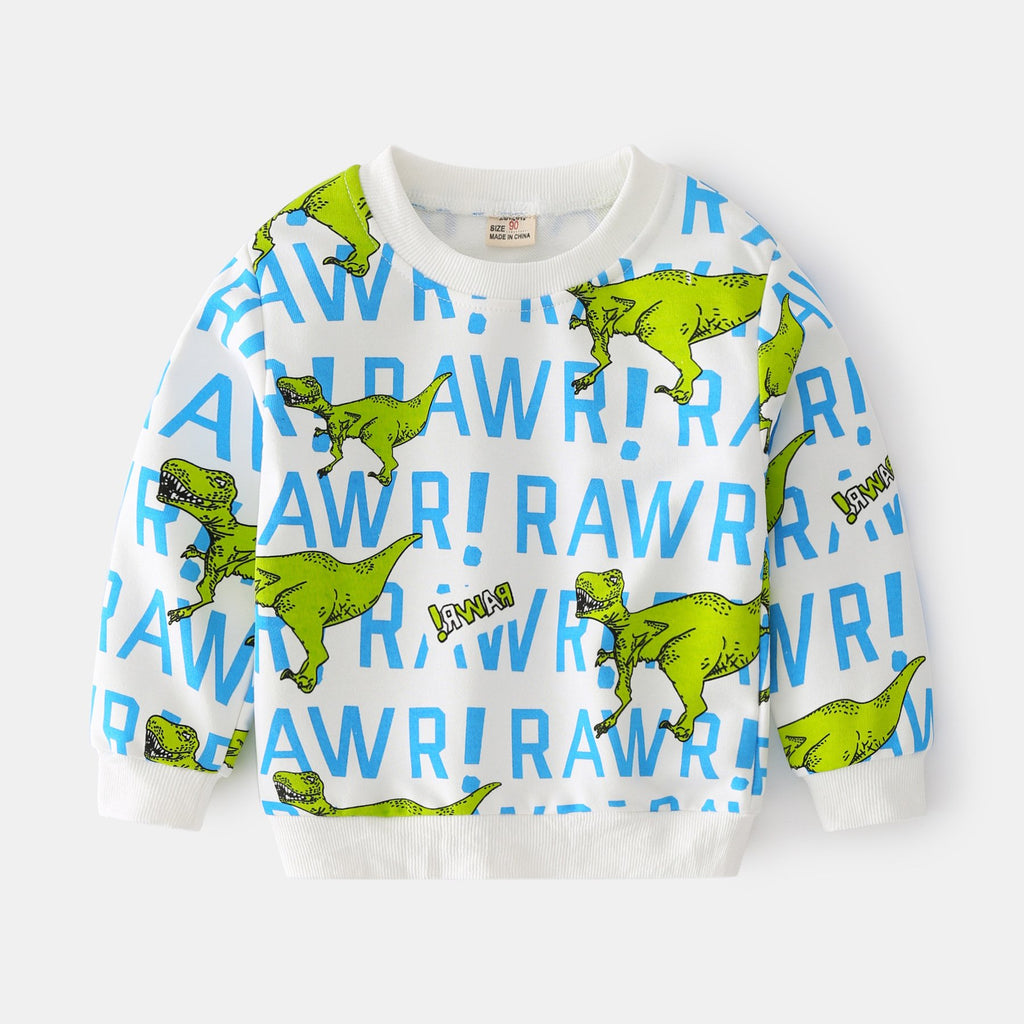 Cartoon Trend Soft Casual Sweater for Kids