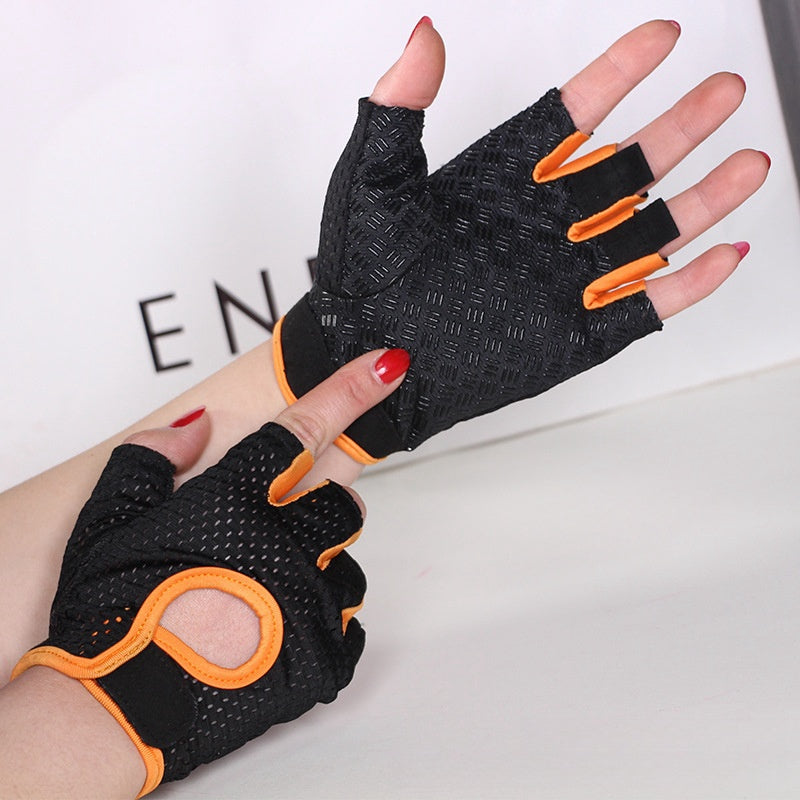 Cycling Fingerless Gloves for Men and Women - Breathable