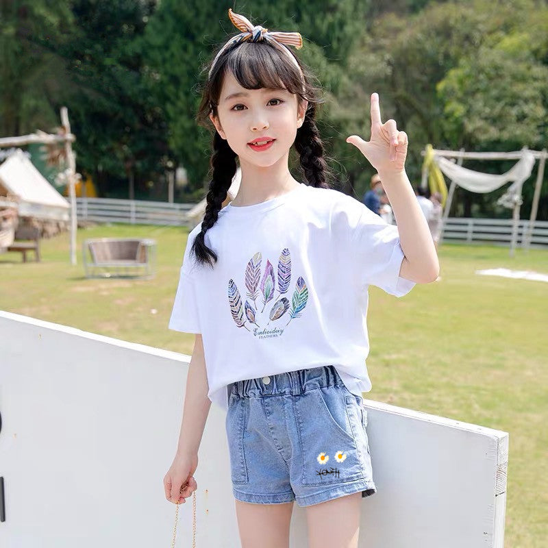 Summer Denim Shorts for Baby Girls - Casual Style