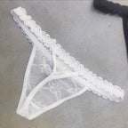 DIY Custom Metal Rhinestone Lace Panties for Women