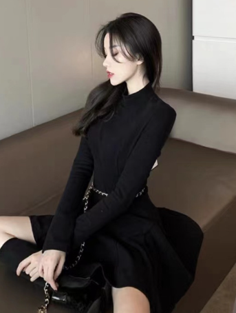 High-Grade Half-High Collar Short Coat for Women