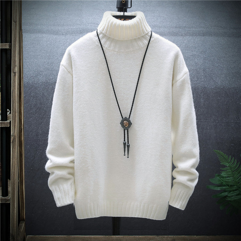 Thickened Velvet Base Sweater for Middle School Students