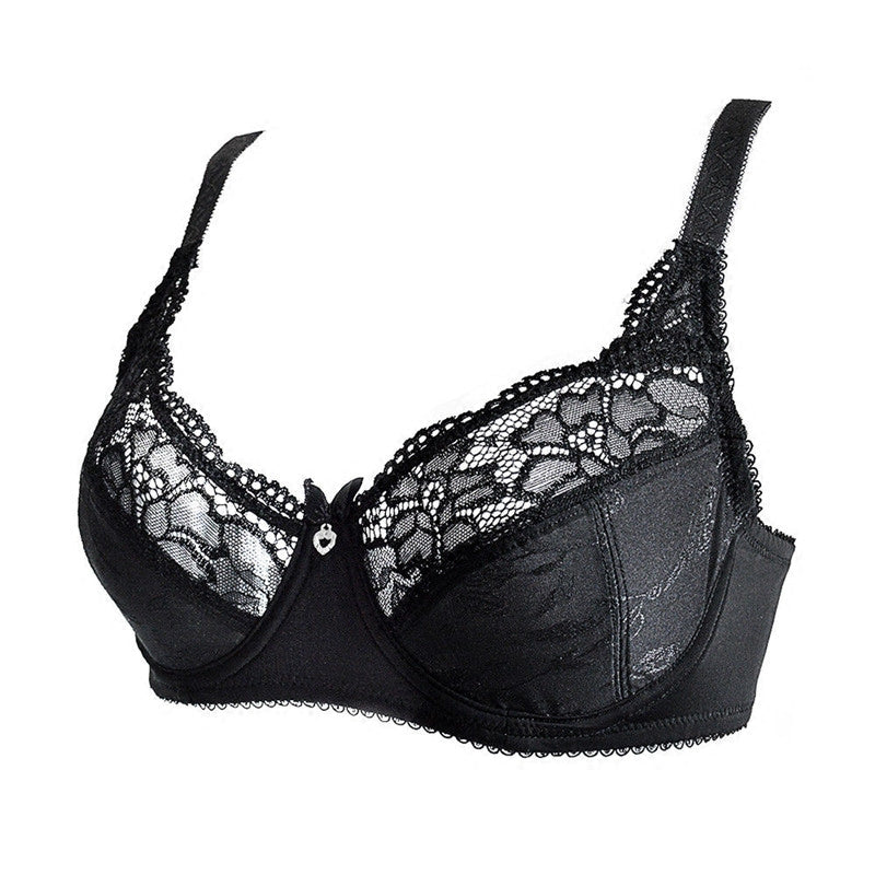 Spring Summer Plus Size Lace Bra for Comfort and Breathability