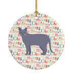 Korat #1 Cat Christmas Ceramic Ornament