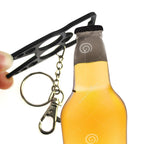Creative Keychain Bottle Opener with Silicone Design | Accessory
