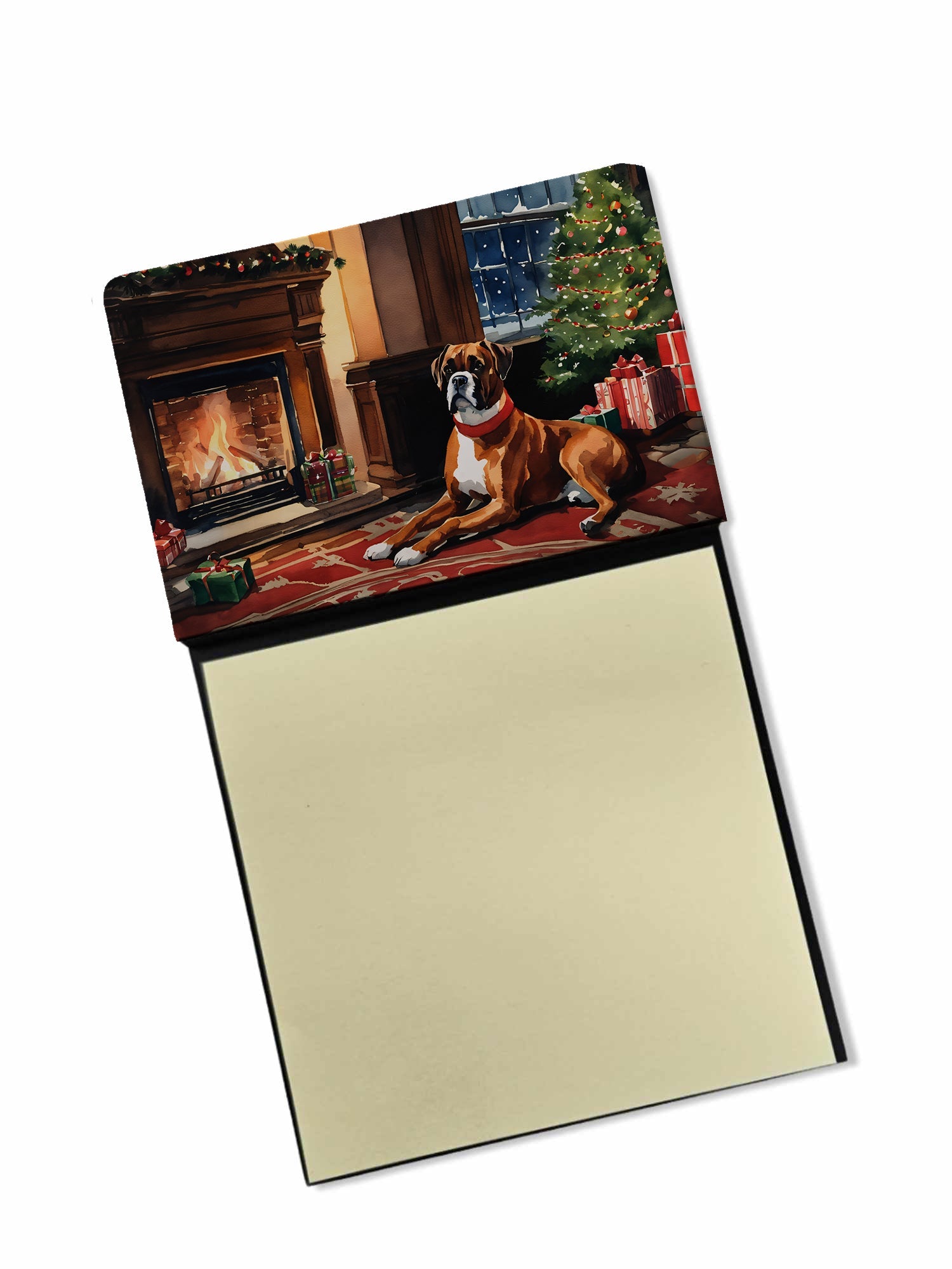 Boxer Cozy Christmas Sticky Note Holder