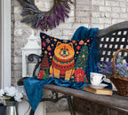 Chow Chow Christmas Throw Pillow