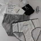 Stylish High-Grade Soft Cotton Lace Mid-Rise Panties