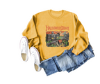 Halloweentown Printed Loose Round Neck Sweater