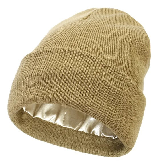 Knitted Wool Hat | Embroidered Cap