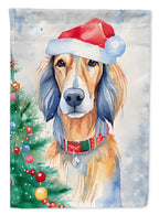 Saluki Christmas Garden Flag