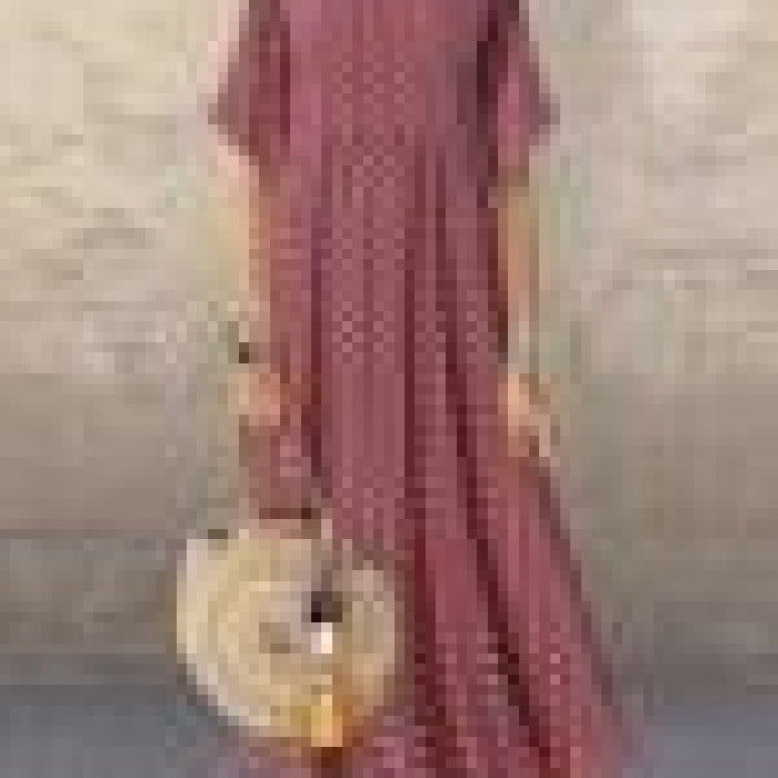 Polka Dot Long Dress for Women - Summer 2022 Collection