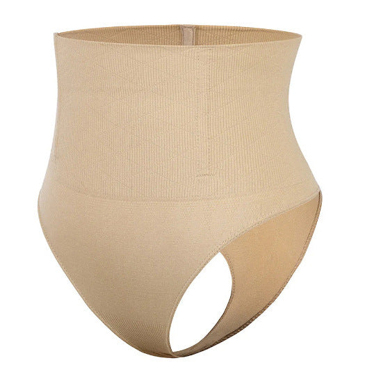 Seamless High-Waist Shaping Thong Butt-Lifting Pants