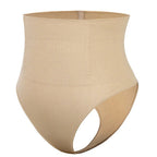 Seamless High-Waisted Butt-Lifting Thong Pants