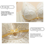 Summer Slim Lace Bra for Full Bust Support and Comfort